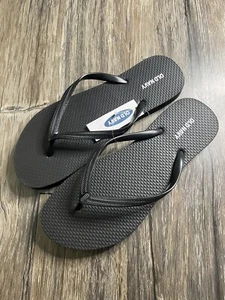 Old Navy Woman Flip Flops Sandals Summer Beach Black Women Size 8 - Picture 1 of 1
