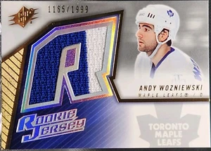 2005-06 SPX Rookie Jersey Andy Wozniewski #146 /1999 Toronto Maple Leafs - Picture 1 of 2