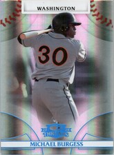 2008 Donruss Threads Century Proof Platinum #54 Michael Burgess /25