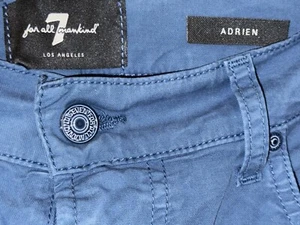 NUEVO Twilight Blue Seven 7 for All Mankind Weightless Adrien Chino para Hombres 34 - Imagen 1 de 7