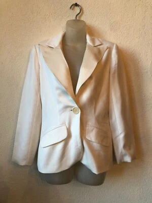 Blazer Trina Turk para mujer talla 6 marfil Foto 1 de 4