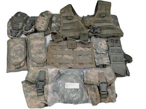 Tactical Paintball  ACU MOLLE II  Rifleman FLC Vest w/ 17 Pches