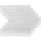  50 Pcs Regaletikett PVC Abnehmbare Etiketten Notebookhalter