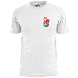 Mens Cardiff Pocket Shield T Shirt Wales Football Rugby - Picture 1 of 1