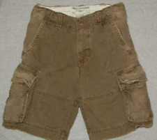 Abercrombie Shorts Boys 14 Rugged Brown CARGO Shorts