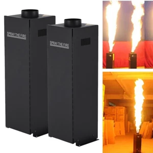 2pcs 200W Fiamme Proiettore Macchina Fuoco Effetto Machine Discoteca DJ - Picture 1 of 14