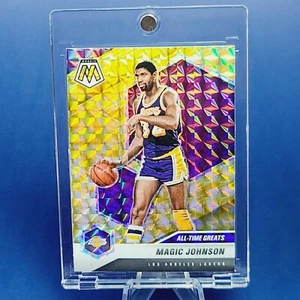 Magic Johnson PANINI MOSAIC HOLO INSERT LAKERS CARD - MINT - W/ CASE - Picture 1 of 9