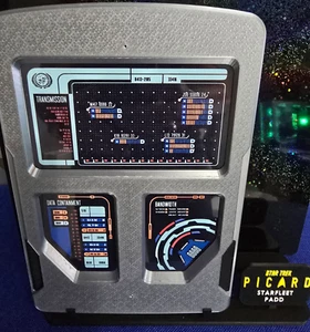 Star Trek: Picard PADD S1 Flashback + Stand (3D Printed) - FREE TRACKED POSTAGE - Picture 1 of 4