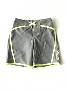 C9 by Champion Grey And Neon Yellow Swim Shorts Boys Size XS (4/5) - Picture 1 of 3