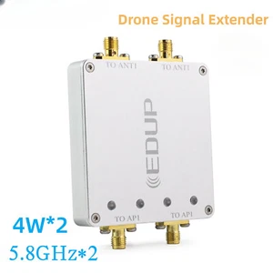 Signal Booster Dual 5.8GHz Drone Extender 4W Channel High Power WiFi Extender - Picture 1 of 7