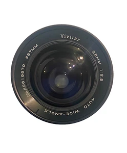 Vivitar Auto Wide-Angle Lens 28mm 1:2.5 67mm M/SR Mount - Picture 1 of 4