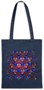 Kaleidoscope Square II Stofftasche Einkaufstasche Crystal Reflection Reflector - Picture 1 of 1