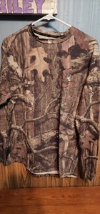 2 Mossy Oak Break Up Long Sleeve Shirt Both Size Large  - Picture 1 of 8