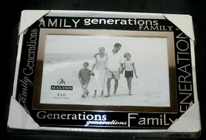 Malden International Designs FAMILY GENERATIONS 4X6 pix frame - BRAND NEW - Picture 1 of 2
