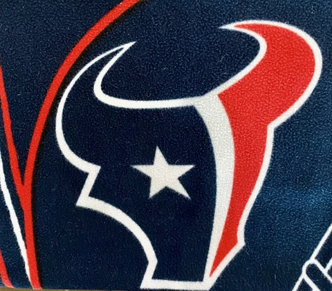 NFL Houston Texans Established In 2002 Fleece Throw Blanket 49x36 Cover