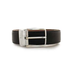 Cinturón Original OFFICINE DEL CUOIO Hombre Cuero Reversible Negro Marrón 122-35NEMAR - Imagen 1 de 5