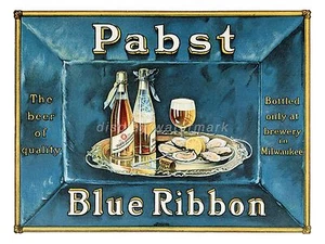 Pabst blaues Band Bier Druck 11" x 14" - Bild 1 von 1