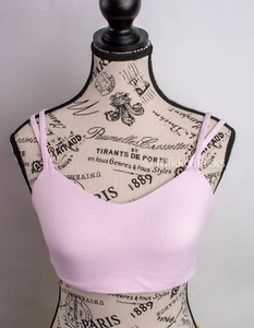 US Size 10 - Lululemon Like a Cloud Bra Cup B/C *Ribbed in Meadow Sweet Pink - Picture 1 of 3