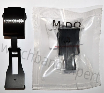 Оригинальная черная застежка-пряжка MIDO Multifort для резинового ремня M005614A или M005430A - Изображение 1 из 4