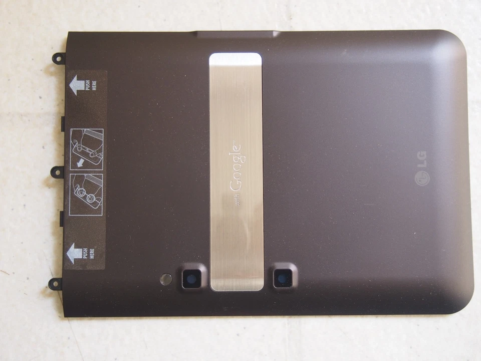 OEM LG OPTIMUS G SLATE PAD V900 V909 3D TABLET BATTERY DOOR BACK COVER - Image 1 of 4
