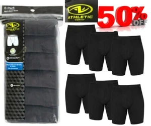 Athletic Works Men's 3X 48-50 Quick Dry Performance Stretch Boxer Briefs, 6 Pack - Picture 1 of 11