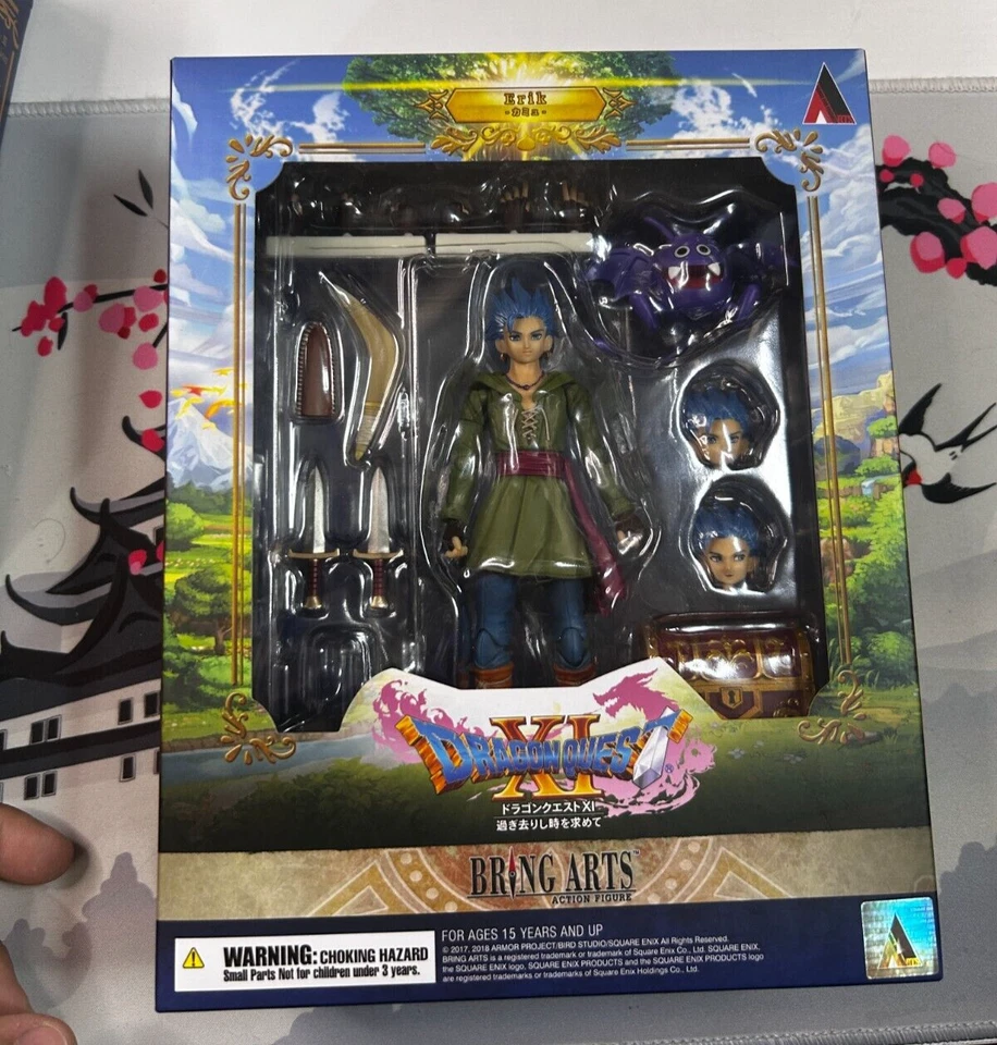 Figura de acción Dragon Quest XI Bring Arts estatua Camus Erik Square Enix DQXI Foto 1 de 4