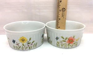 Juego De Colección De 2 Vajilla De Horno Andrea by Sadek "Flores De Campo" Ramekin - Imagen 1 de 8