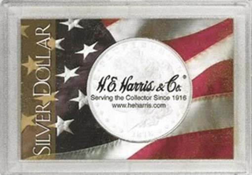 Soporte Snaplock para 1 moneda de dólar grande de plata de Estados Unidos estuche escarchado 2x3 bandera de Estados Unidos nuevo Foto 1 de 1