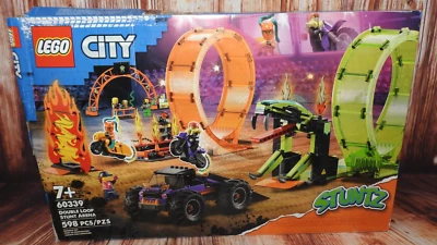 new damaged box LEGO CITY: Double Loop Stunt Arena (60339) - Image 1 of 4