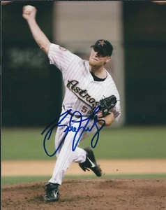 Autographed BRAD LIDGE 8x10 Houston Astros photo - COA  - Picture 1 of 1