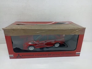 Autoart Mitsubishi Lancer Evo VI Tommy Makinen Street Car Red 77156 1/18-Y1-B15 - Foto 1 di 11