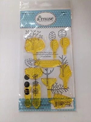 Juego de 1 estampilla A Muse Studio Trees Foto 1 de 2