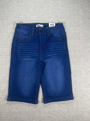 Bermudas vaqueras elásticas con bolsillos clásicos azules Epic Threads 12 Foto 1 de 4