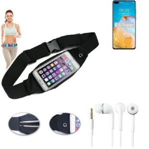 Do Huawei P40 4G Jogging Case + SŁUCHAWKI Torba na pasek Torba sportowa Bieganie z - Zdjęcie 1 z 5