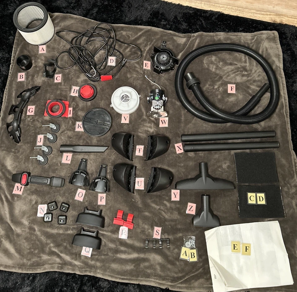 Piezas de repuesto para aspiradora Shop-Vac SH14-C600 12 galones 6 HP húmedo/seco taller (C) Foto 1 de 1