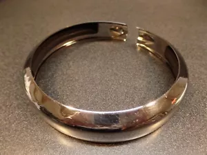VINTAGE HARLEY DAVIDSON CHROME HEADLIGHT TRIM RING (C) - Picture 1 of 8