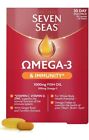 Seven Seas Omega-3 Fish Oil & Immunity, 30 Capsules + 30 Tablets. BBE 05/25