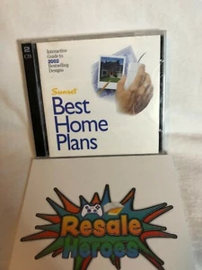 Sunset - Best Home Plans 2002 Designs - Software for Windows CD-Rom PC - Picture 1 of 4