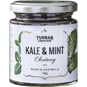 Turban Chopsticks Chutney Kale & Mint 190g - Picture 1 of 3