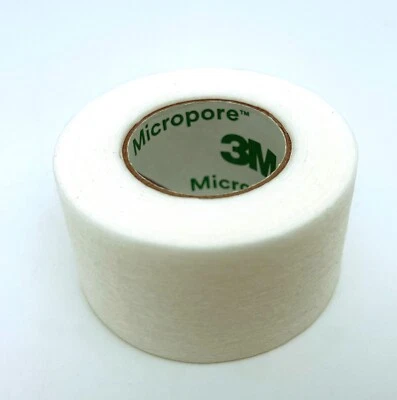 3M Micropore Surgical Tape,  1" X 10 Yards, 1530-1, 3 ROLLS - Image 1 of 3