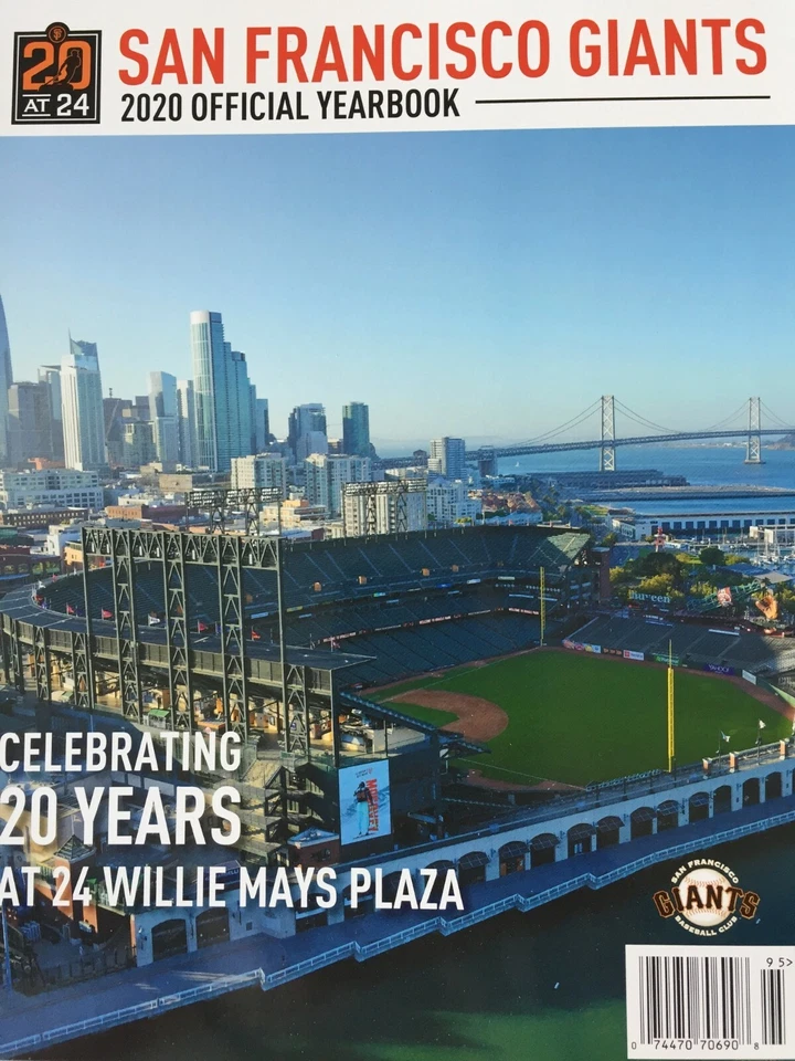 2020 SAN FRANCISCO GIANTS YEARBOOK MLB PROGRAM WORLD SERIES? 168 PAGES SHIPS NOW - Image 1 of 1