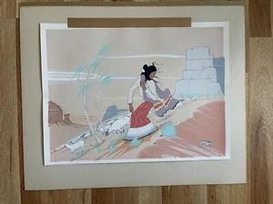 ROBERT CHEE RARE LARGE  SILKSCREEN/SERIGRAPH MATT  20" X 24" SCREEN 20" X 15" - Picture 1 of 4