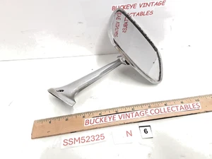 RECTANGULAR CHROME DOOR MIRROR CLASSIC MUSCLECAR HOTROD TRUCK LH or RH - Bild 1 von 9