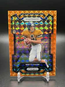2024 Prizm Football Draft Picks Brett Favre Orange Finite 10/39 - Picture 1 of 7