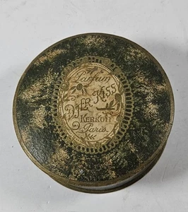 Djer-Kiss Kerkoff Paris Leere Karton Gesicht Puder Box - Bild 1 von 5