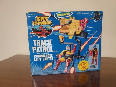 Sky Commanders Track Patrol 1987 con Commander Cliff Baxter nuevo en caja por Kenner Foto 1 de 4