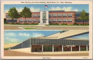 Postal 1941 FLINT Michigan LINO BUICK MOTOR CO. "Nuevo servicio y piezas Bldg." - Imagen 1 de 2