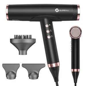 Professional Hair Dryer, Ionic Hair Dryer with Diffuser, Lightweight Compact ... - Picture 1 of 6