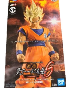 Skulptur Tenkaichi Budokai 6 Dragon Ball Goku Figur Super Saiyajin 2 Farben - Bild 1 von 1