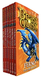 Beast Quest Box Set 1st Series 6 books by Adam Blade NEW SEALED RRP £35.94 - Picture 1 of 7